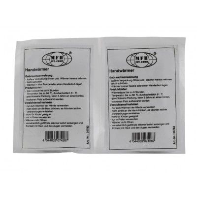 Ohřívač rukou jednorázový 8hodinový 2 ks v balení