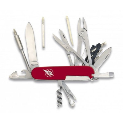 Nůž nářaďový 21 funkcí ČERVENÝ