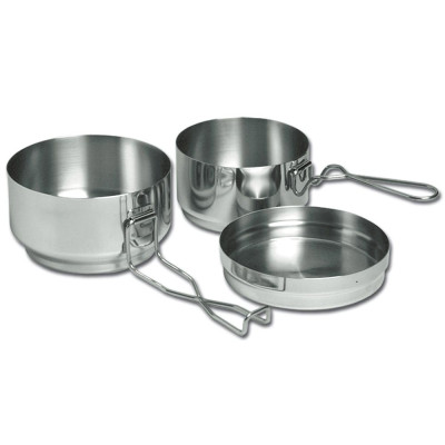 Ešus ALB nerezový třídílný (leštěný)